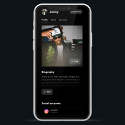TIDAL Artist Home